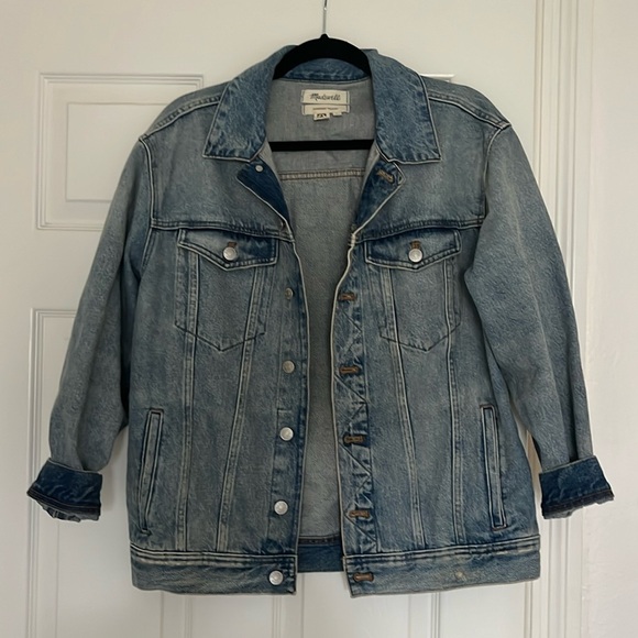 Madewell oversized denim jacket - Picture 1 of 2
